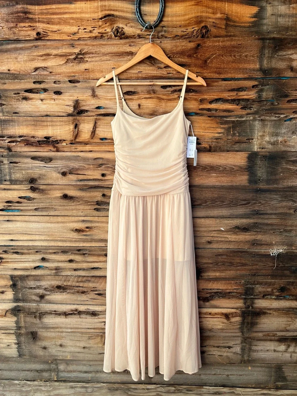 ABERCROMBIE & FITCH | NWT Sleeveless Beige Tan Chiffon Maxi Dress M ABERCROMBIE & FITCH | NWT Sleeveless Beige Tan Chiffon Maxi Dress M